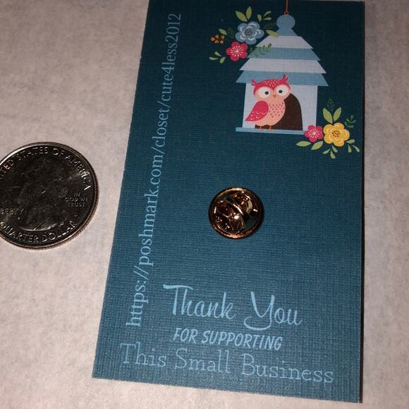 Pink Heart Paws Pet Rescue Pin Brooch - Picture 2 of 2